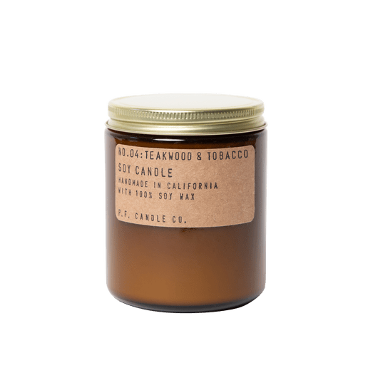 PF Candle Co. Teakwood & Tobacco Candle - Aesthetics By Kell