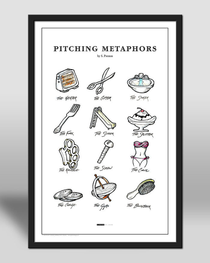 Pitching Metaphors Sketch Poster Print - 2nd Edition