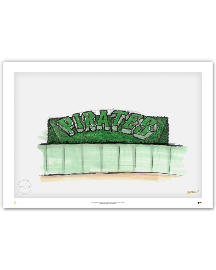 PNC Park Ink Sketch Limited Edition Art Print