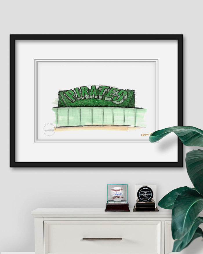 PNC Park Ink Sketch Limited Edition Art Print