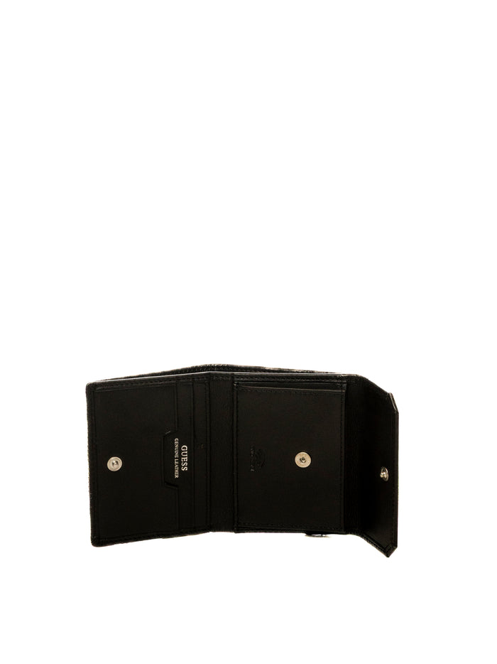 GUESS portafoglio boston nero SMBOSP LEA04 BOSTON-BLACK