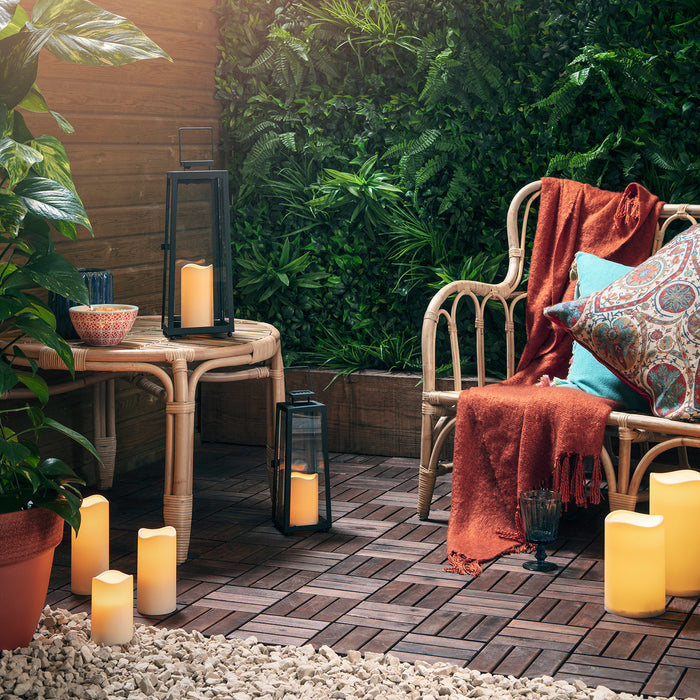 Porto Large Solar Garden Lantern