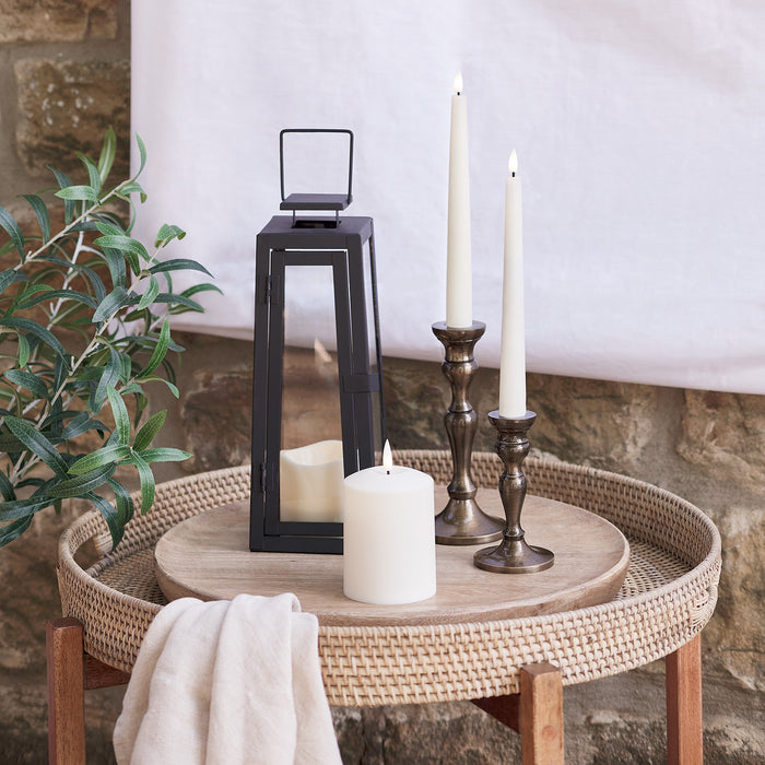 Porto Solar Metal Garden Lantern
