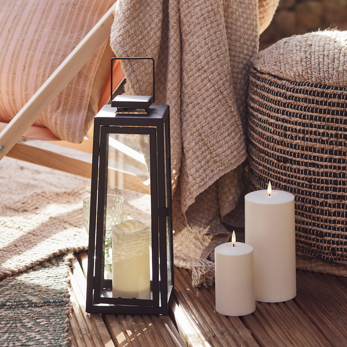 Porto Solar Metal Garden Lantern