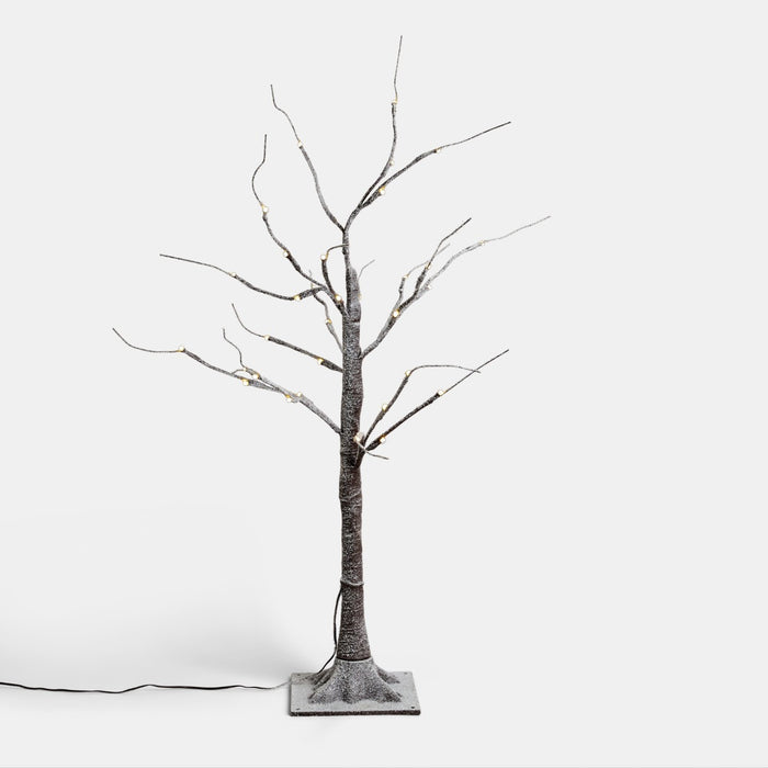 Pre-Lit LED Snowy Twig Tree, Warm White - 3ft 🇬🇧