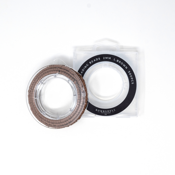 Pre-Loaded Light Brown Silicone Lined Beads