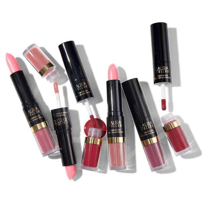 Prep-n-Go Lip Scrub and Tint Duo - group lifestyle