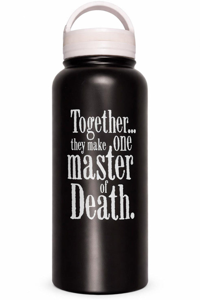 Printed Stainless Steel Water Bottle – Reusable Black Bottle with Harry Potter, Joker & Movie Designs 🇬🇧