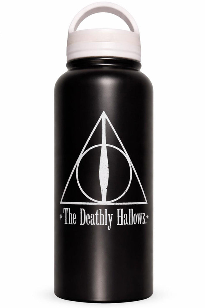 Printed Stainless Steel Water Bottle – Reusable Black Bottle with Harry Potter, Joker & Movie Designs 🇬🇧