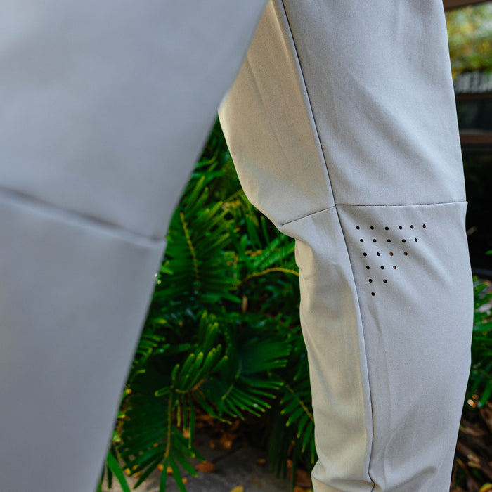 Youth model wearing gray Pro Series Active Pants youth pants