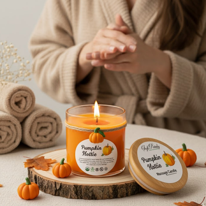 Pumpkin Hottie Massage Candle