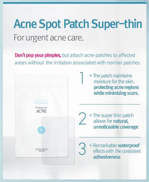 Pyunkang Yul Acne Spot Patch Super Thin 15 pcs