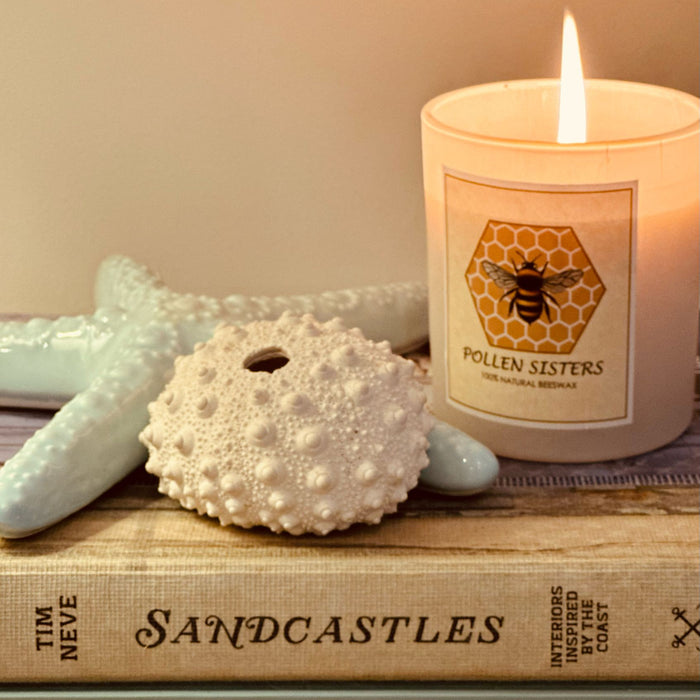 Queen Bee – Glass Jar Candle - 100% Pure Beeswax