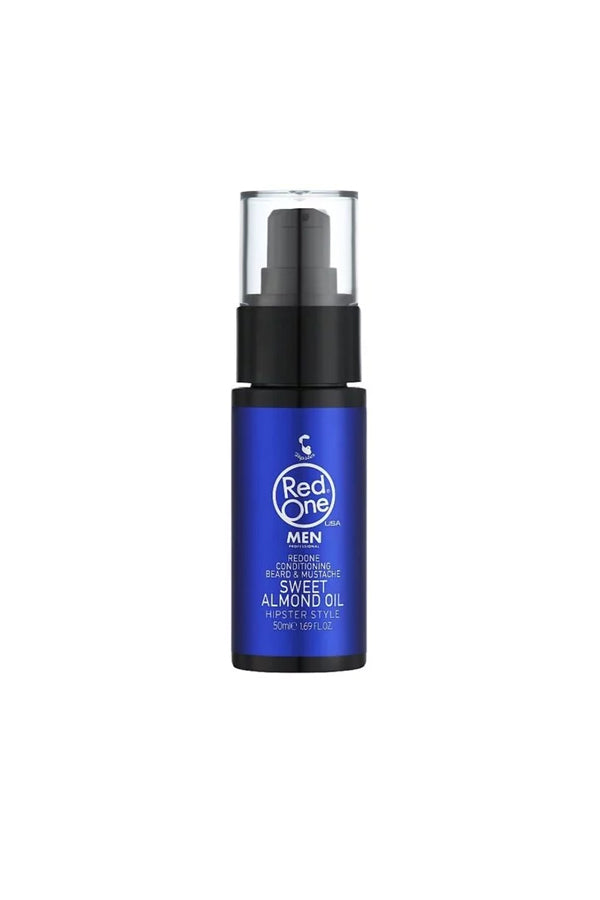RedOne Conditioning Beard & Mustache Sweet Almond Oil Hipster Style 50 ml – Nourishing Care for a Soft & Healthy Beard