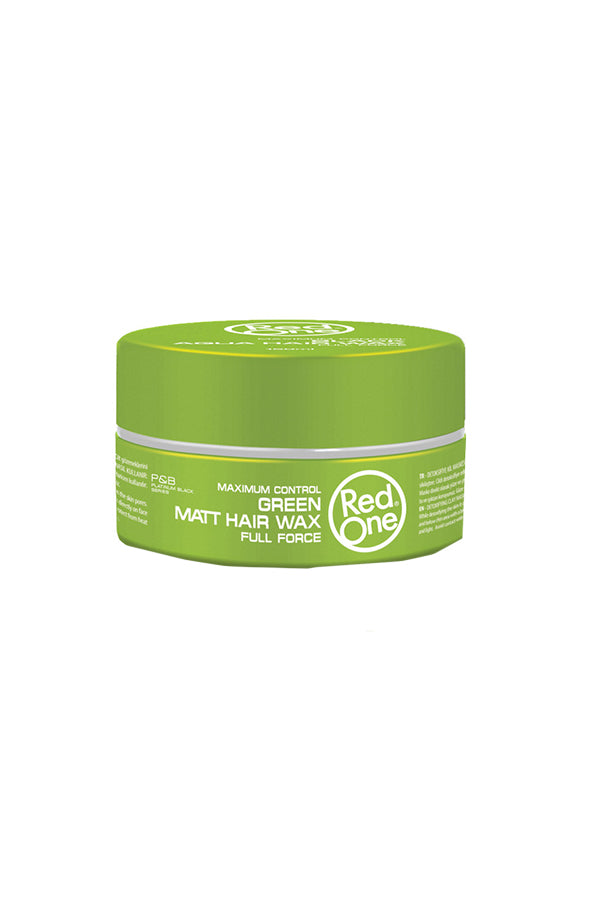 RedOne Hair Styling Matt Wax Green 150 ml – Strong Hold & Matte Finish for Creative Styling