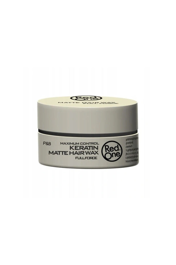 RedOne Styling Wax Full Force Keratin Matte Effect 150 ml – Strong Hold & Matte Finish with Keratin Care