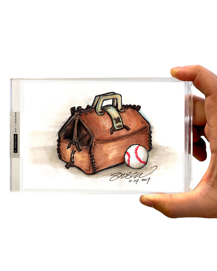 Remembering Doc Halladay Ink Sketch Print