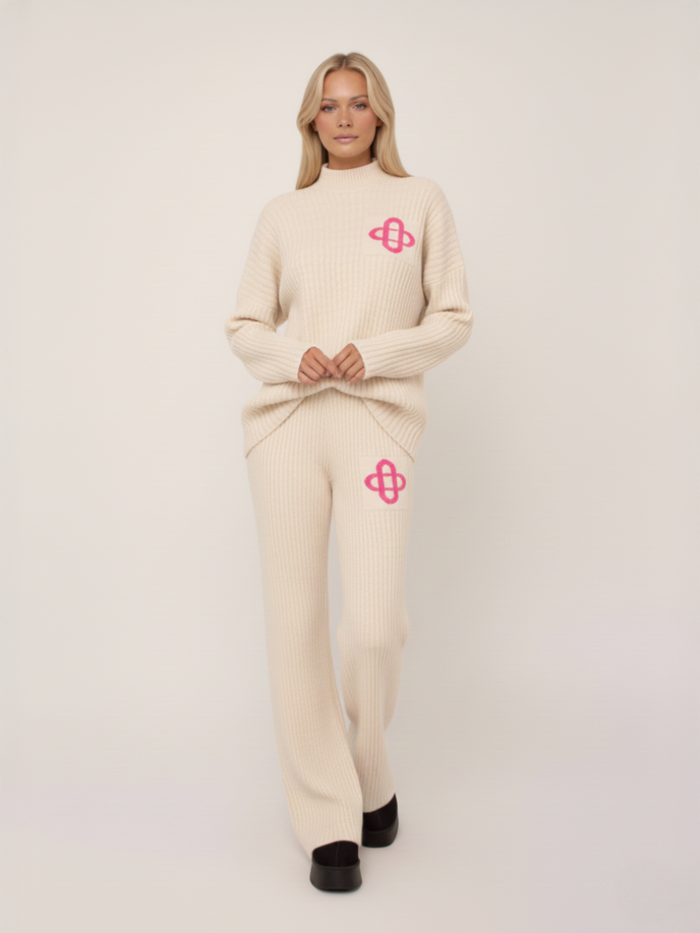 Ribbed Knit Loungewear Set 🇬🇧