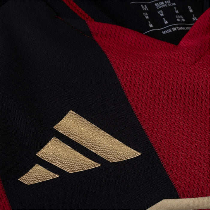 adidas Bartosz Slisz Atlanta United Authentic Home Jersey w/ MLS Patches 25/26 (Red/Black) | SoccerWearhouse