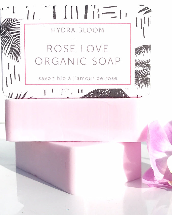 Rose Love Organic Soap | Hydra Bloom