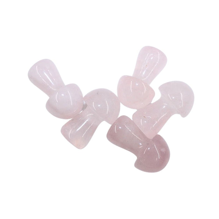 Rose Quartz Medium Mushrooms