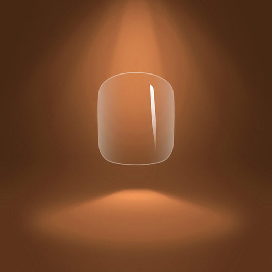Round Square Extra Short Pre-Etched Full Cover Flexi Gel Soft Gel Tips