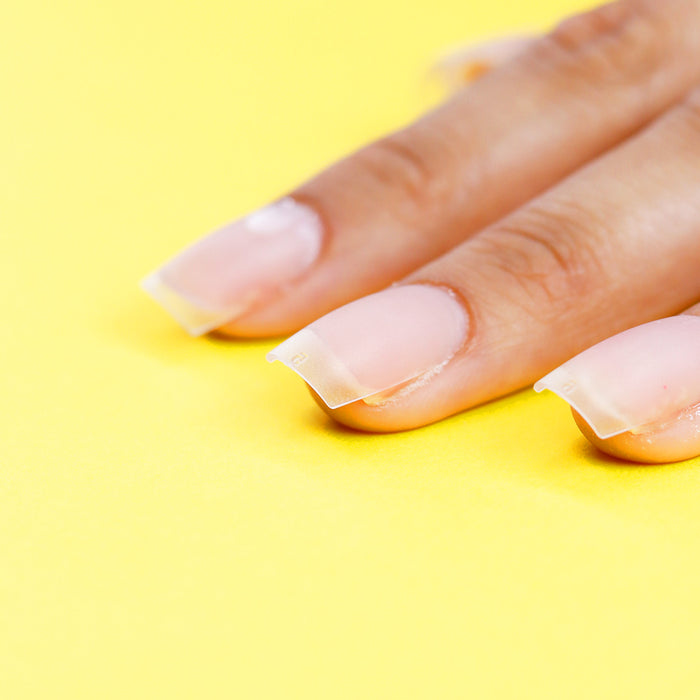 Round Square Medium Pre-Etched Full Cover Flexi Gel Soft Gel Tips