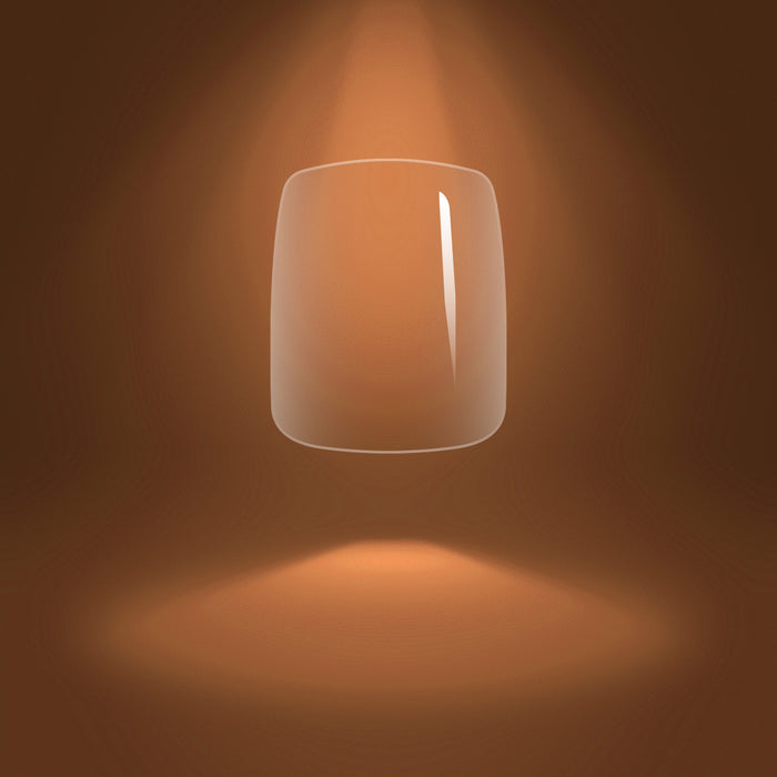 Round Square Short Pre-Etched Full Cover Flexi Gel Soft Gel Tips