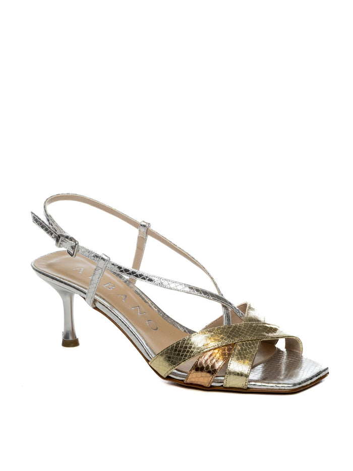 ALBANO Sandalo pitone multi 5539 PITONE-MULTI