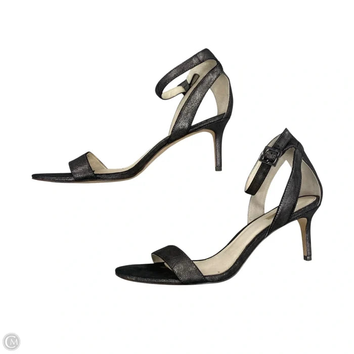 Sandals Heels Stiletto By Louise Et Cie In Grey, Size: 12