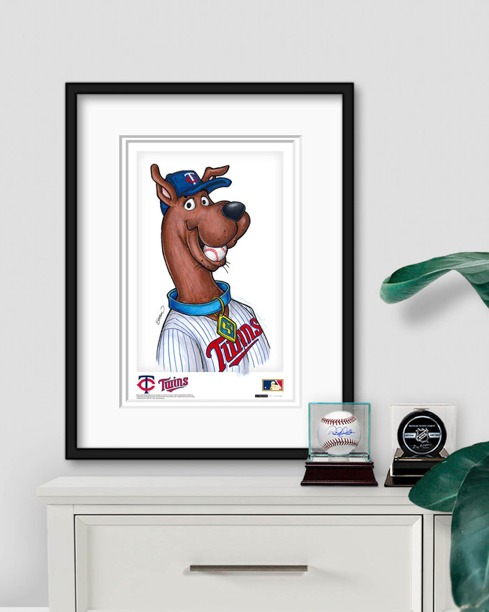 Scooby Doo x MLB Twins Limited Edition Art Print