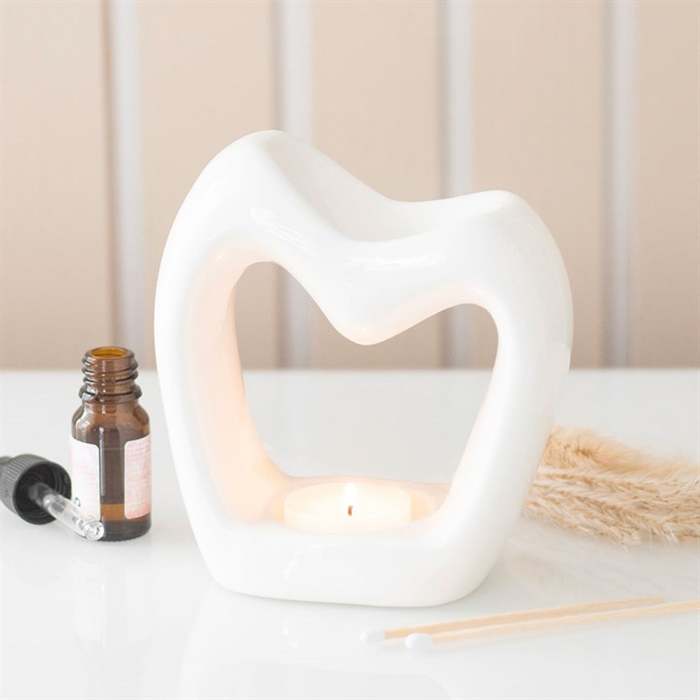 Sculptural Heart Oil Burner 🇬🇧