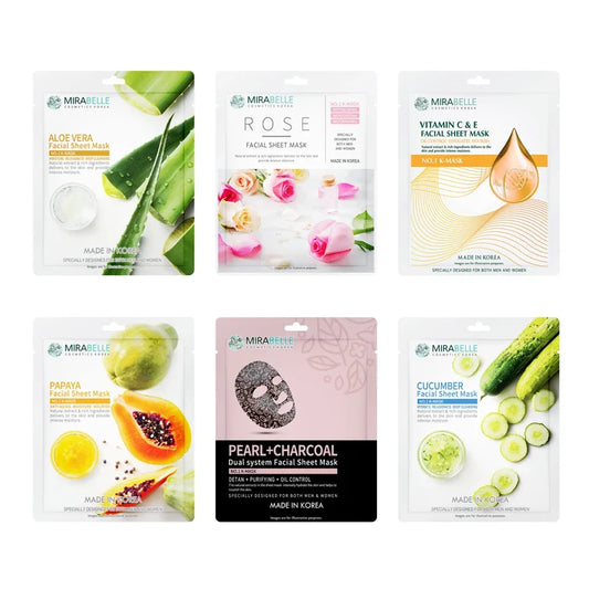 Sensitive Skin Facial Sheet Mask (Pack of 6)