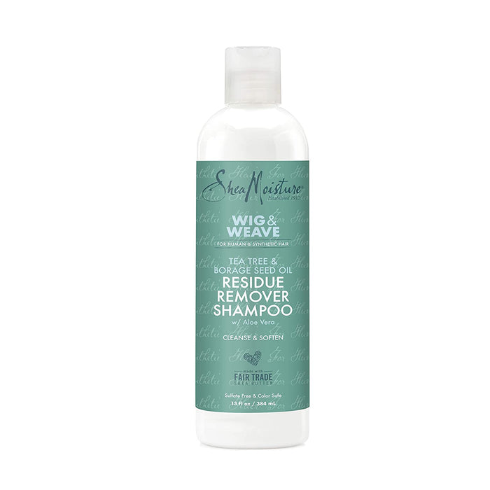 SHEA MOISTURE Wave And Wig For Human & Synthetic Hair Residue Remover Shampoo With Aloe Vera