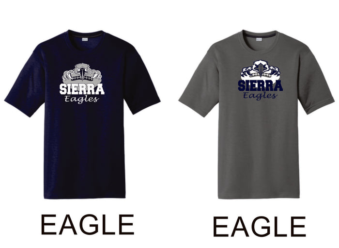 Sierra FOOTBALL Sport-Tek Unisex Wicking Tee -4 designs