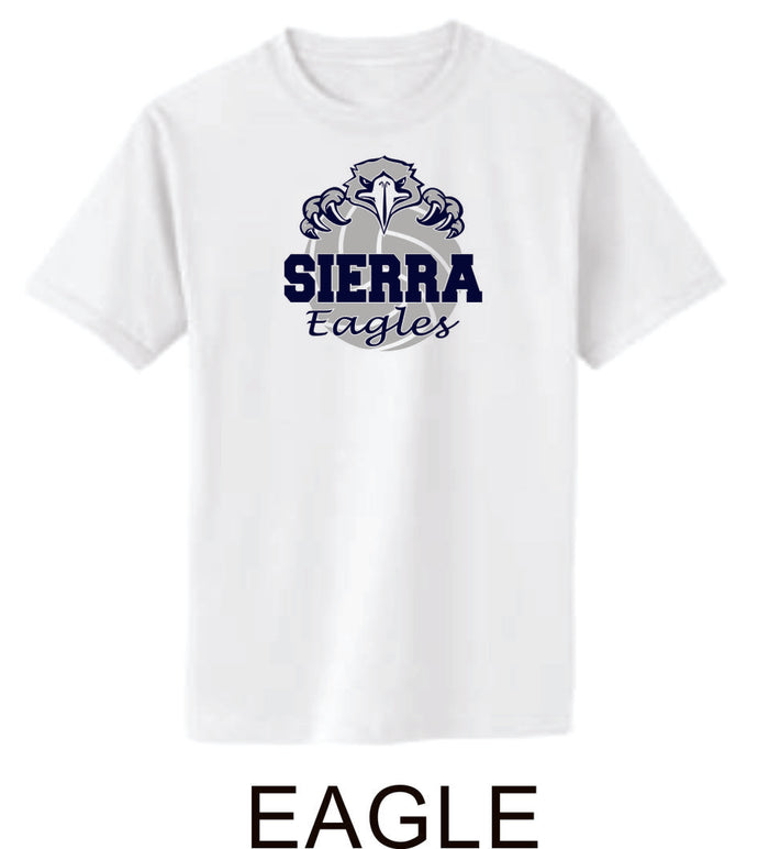 Sierra VOLLEYBALL Basic Tee- 4 Designs- Matte or Glitter