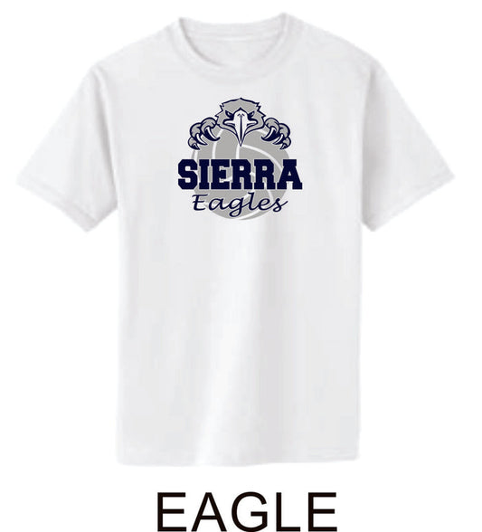 Sierra VOLLEYBALL Basic Tee- 4 Designs- Matte or Glitter