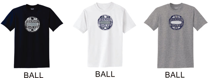 Sierra VOLLEYBALL Basic Tee- 4 Designs- Matte or Glitter