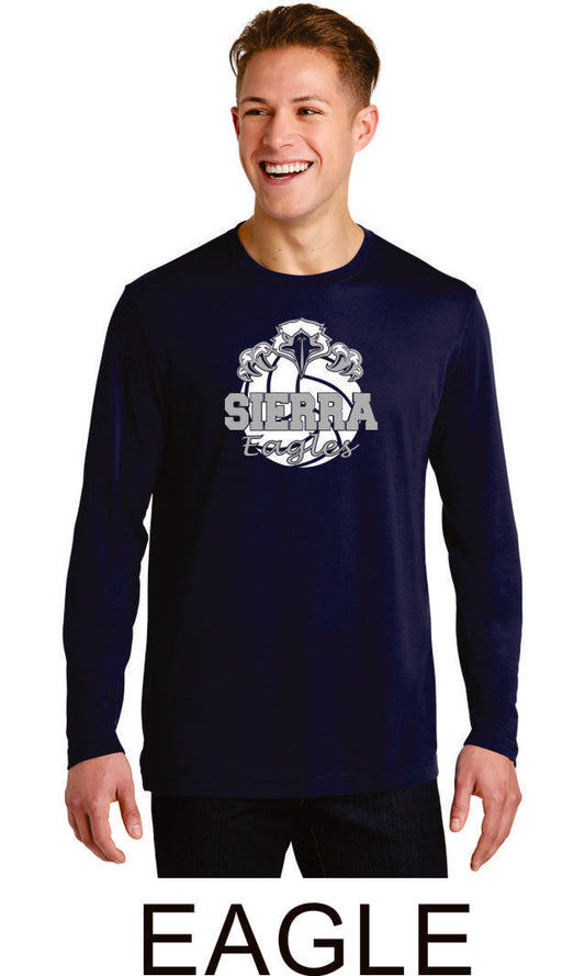 Sierra VOLLEYBALL Sport-Tek Unisex Long Sleeve Tee - 4 designs