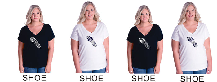 Sierra XCOUNTRY Curvy Ladies Tee- 4 designs- Matte or Glitter
