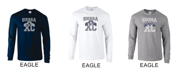 Sierra XCOUNTRY Long Sleeve Tee- 4 designs-Matte or Glitter