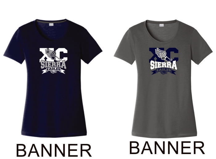 Sierra XCOUNTRY Sport-Tek Ladies Wicking Tee - 4 designs