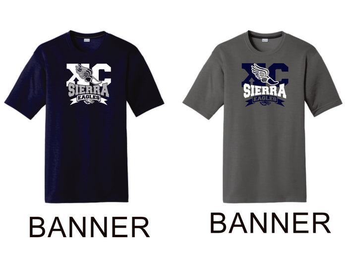Sierra XCOUNTRY Sport-Tek Unisex Wicking Tee -4 designs