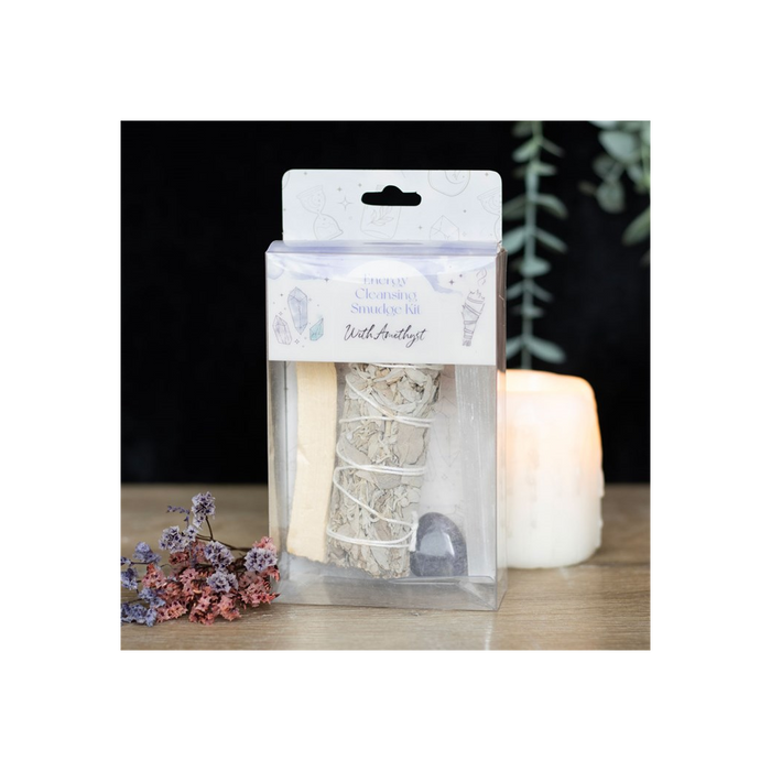 Smudge Kit with Amethyst Crystal 🇬🇧