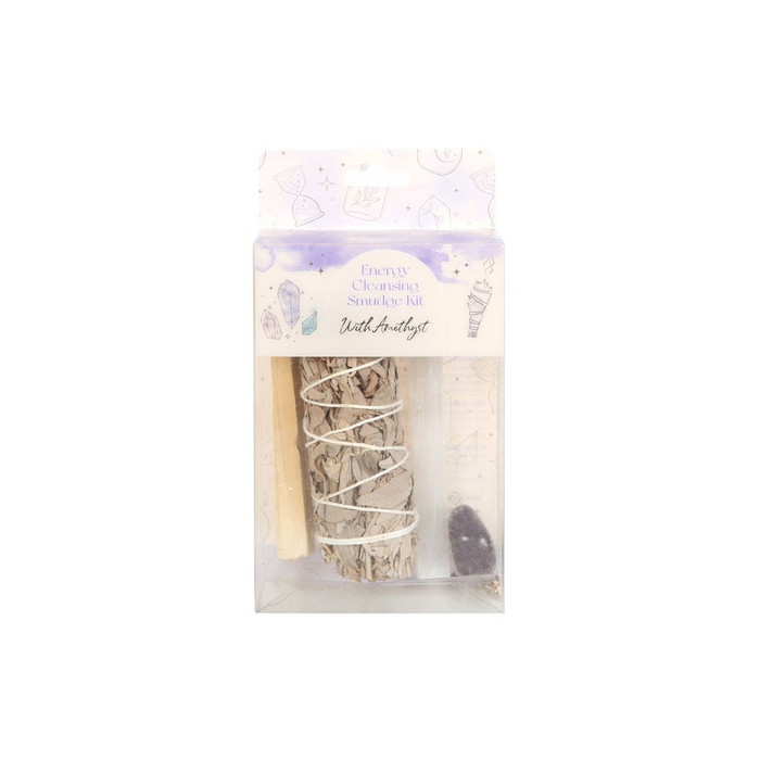 Smudge Kit with Amethyst Crystal 🇬🇧