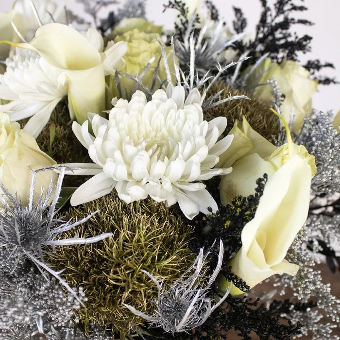 Snowy Celebration Flower Bouquet