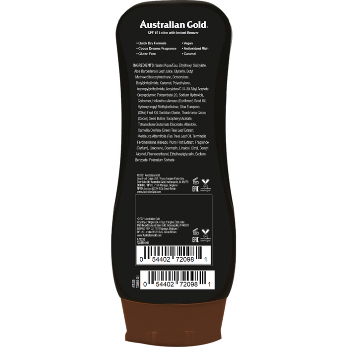SPF 15 Lotion with Bronzer