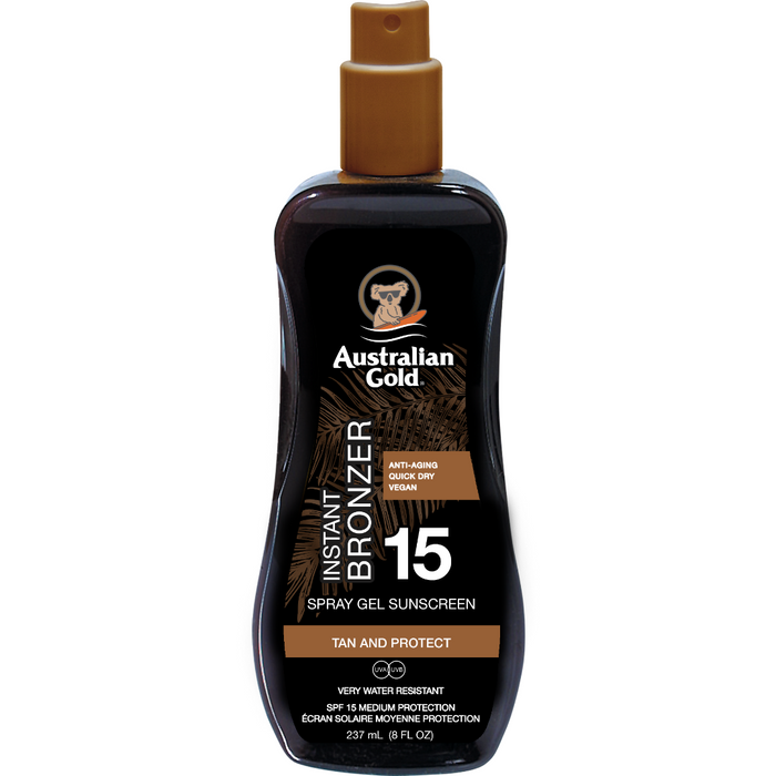 SPF 15 Spray Gel with Bronzer