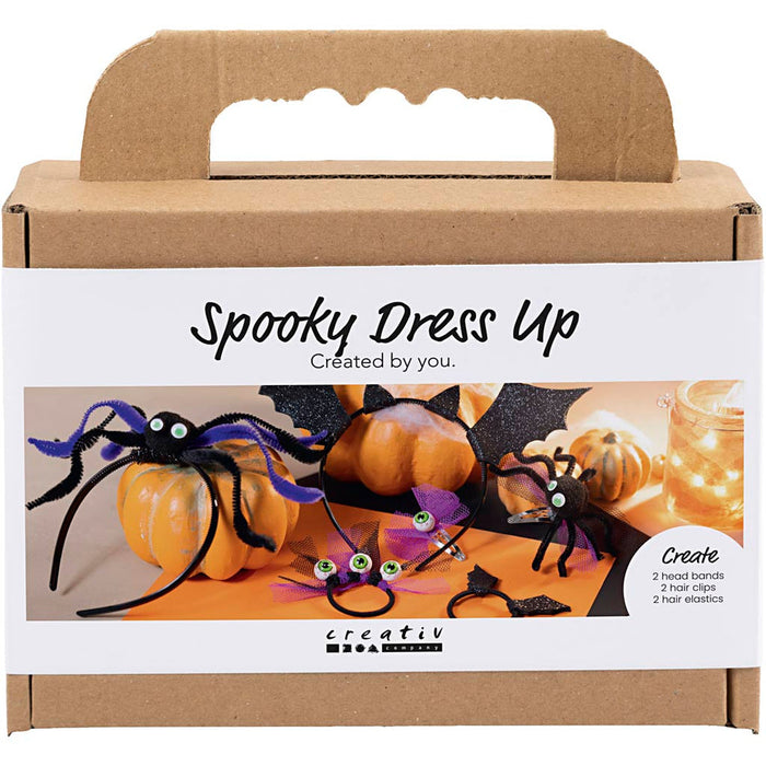 Spooky Dress-Up Mini Craft Kit With Headbands, Hair Clips & Hair Bands 🇬🇧