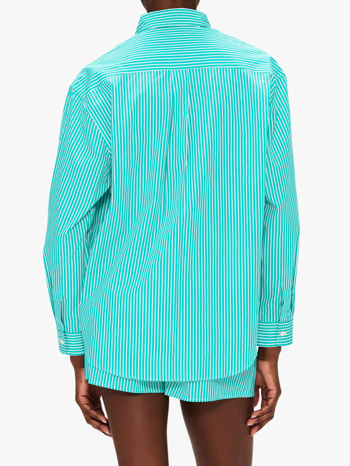 Sporty & Rich NY Crest Oversized Shirt
